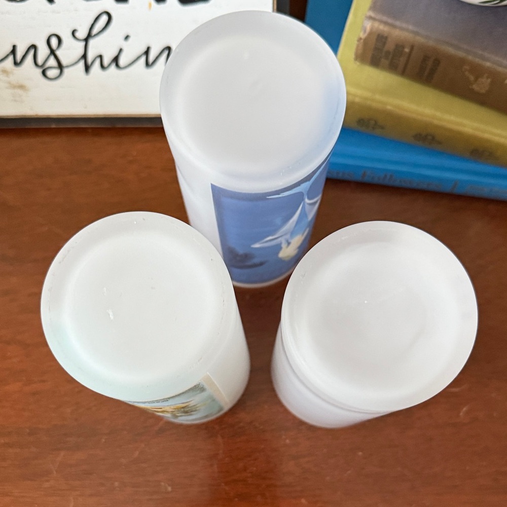 Tommy Bahama Frosted Tropical Glass Set - Blue, White, Multicolor - Picture 6 of 6